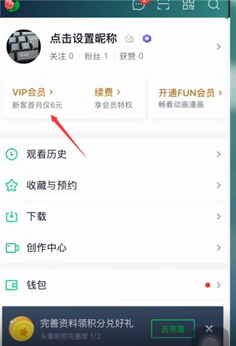 苹果手机爱奇艺会员怎么开通