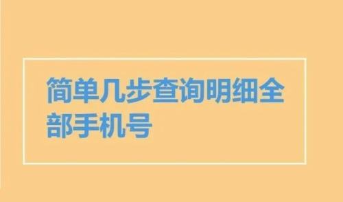 怎么查自己名下电话卡有几张一证通查手机号网址分享6