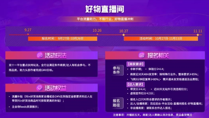 抖音雙十一有活動嗎 2021抖音雙十一定金預售和發貨規則