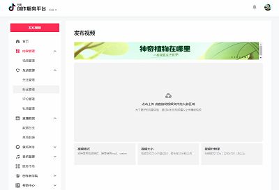 抖音网页版怎么发视频