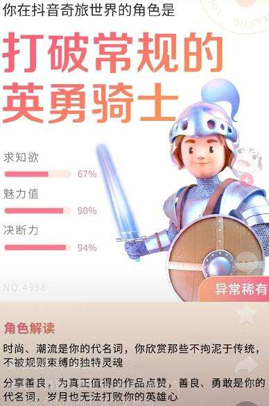 抖音年度报告超稀有和异常稀有是什么意思