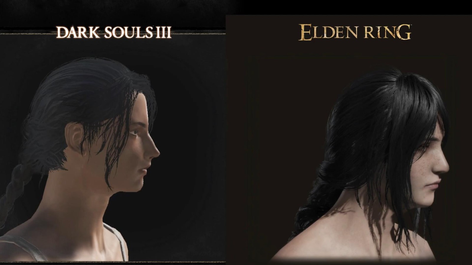 《艾爾登法環》與《黑魂3》角色定制對比 逼真吸睛