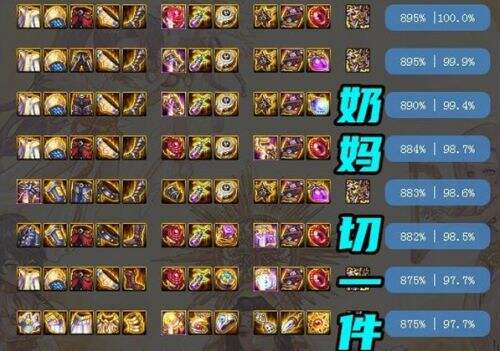 《DNF》100级奶妈最强神话史诗装备排名