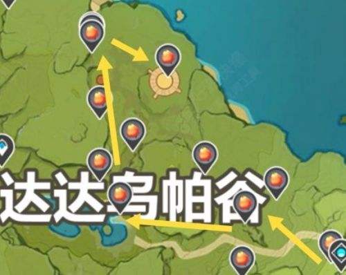 《原神》日落果最多采集位置路线分享