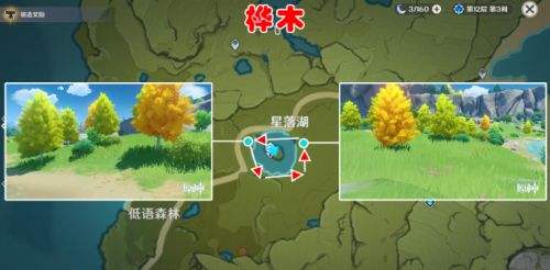 《原神》桦木最快速采集路线推荐