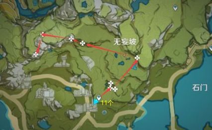 《原神》琉璃袋采集路线最快速获取地点推荐5