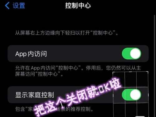 苹果手机家庭控制怎么关闭