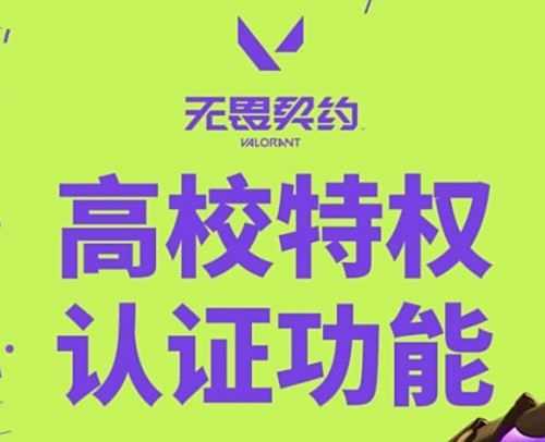 《无畏契约》高校认证方法详细介绍2024